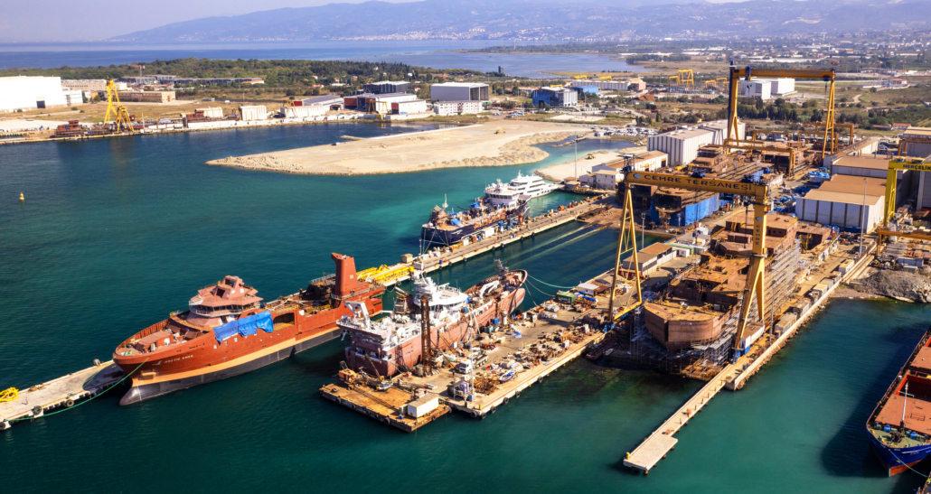 Cemre Shipyard located in Altinova, Turkey